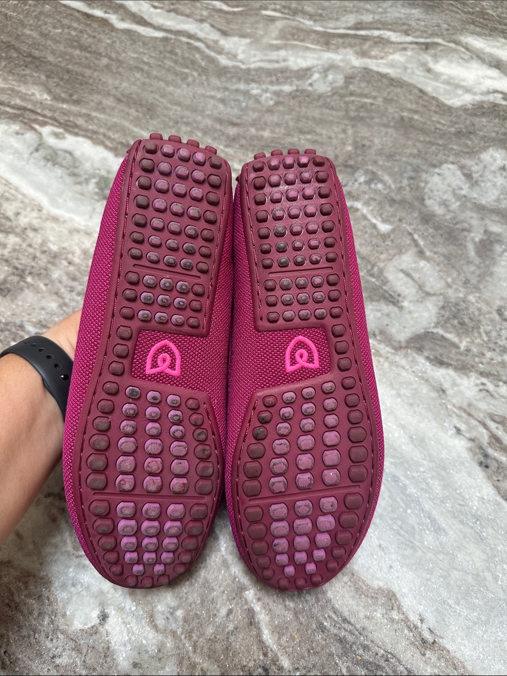 Rothy’s The Driver Loafers in Raspberry - Picture 8 of 8